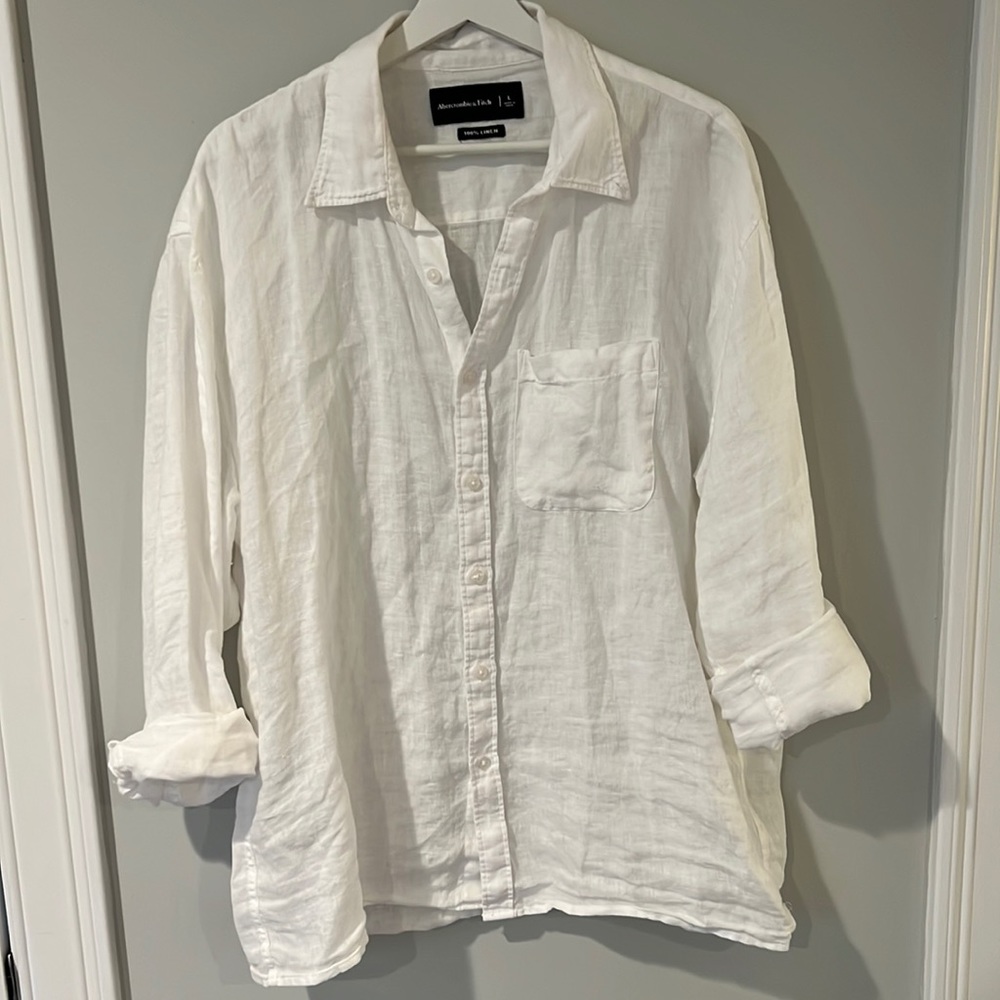 100% Linen Button Down Shirt